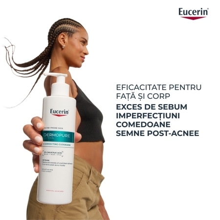 Gel de curatare regenerant DermoPure, 400 ml, Eucerin Gel de curatare regenerant DermoPure, 400 ml, Eucerin