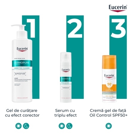 Gel de curatare regenerant DermoPure, 400 ml, Eucerin Gel de curatare regenerant DermoPure, 400 ml, Eucerin
