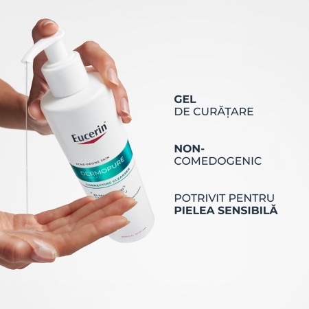 Gel de curatare regenerant DermoPure, 400 ml, Eucerin Gel de curatare regenerant DermoPure, 400 ml, Eucerin