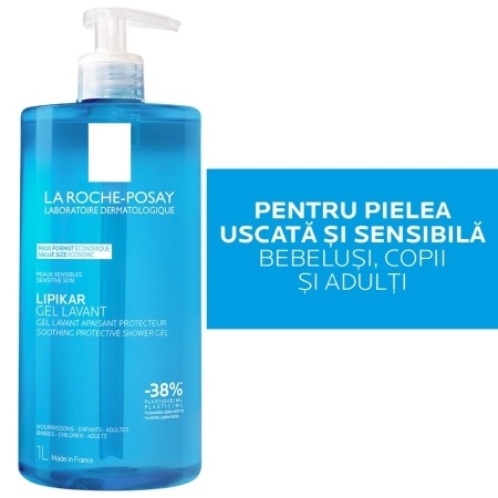 Gel lavant Lipikar, 1000 ml, La Roche-Posay Gel lavant Lipikar, 1000 ml, La Roche-Posay