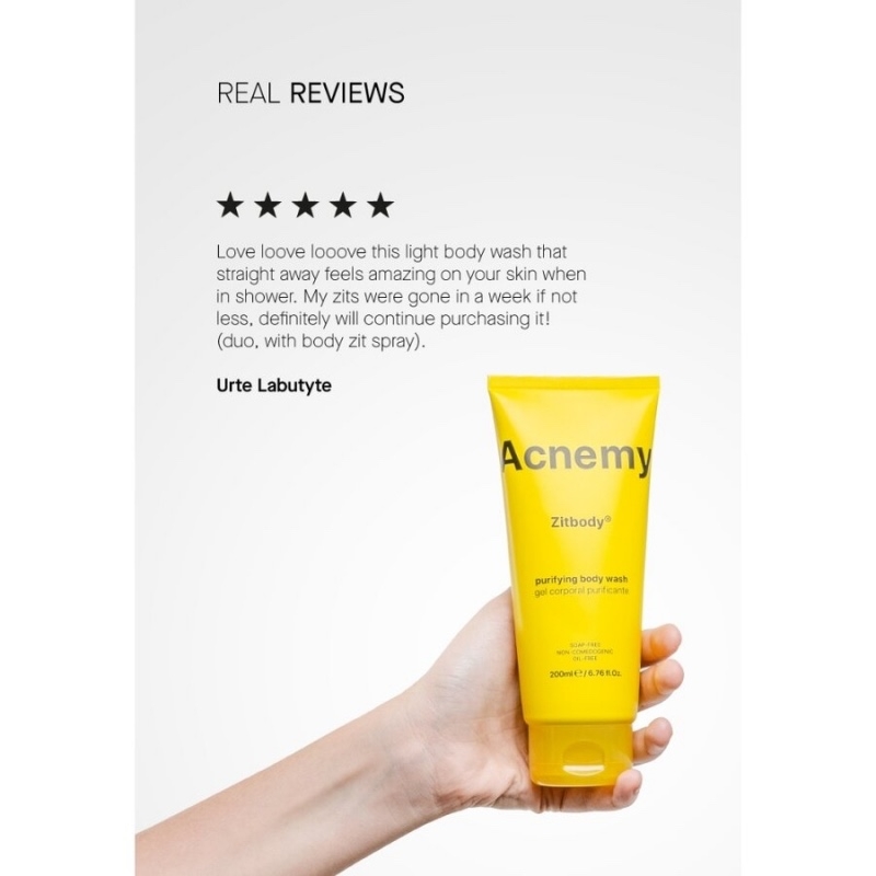 Zitbody Gel De Dus Pentru Pielea Predispusa La Acnee, 200 ml, Acnemy Zitbody Gel De Dus Pentru Pielea Predispusa La Acnee, 200 ml, Acnemy