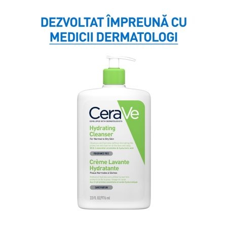 Gel de spalare hidratant piele normal-uscata, 976 ml, Cerave Gel de spalare hidratant piele normal-uscata, 976 ml, Cerave