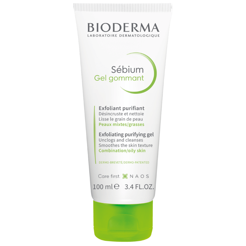 Gel exfoliant Sebium, 100 ml, Bioderma Gel exfoliant Sebium, 100 ml, Bioderma