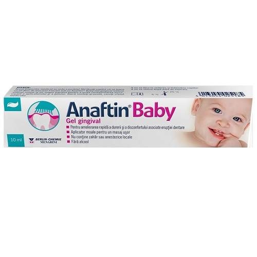 Gel gingival Anaftin Baby, 10 ml, Sinclair Pharma Gel gingival Anaftin Baby, 10 ml, Sinclair Pharma