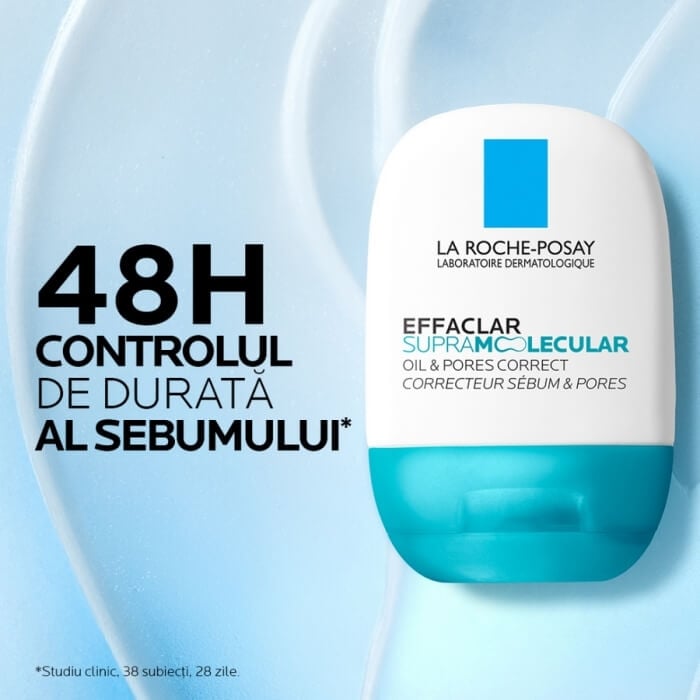 Gel-crema matifiant Effaclar Supramolecular, 40 ml, La Roche-Posay Gel-crema matifiant Effaclar Supramolecular, 40 ml, La Roche-Posay