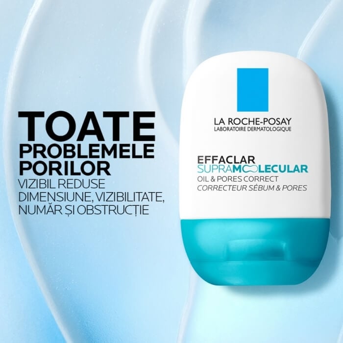 Gel-crema matifiant Effaclar Supramolecular, 40 ml, La Roche-Posay Gel-crema matifiant Effaclar Supramolecular, 40 ml, La Roche-Posay