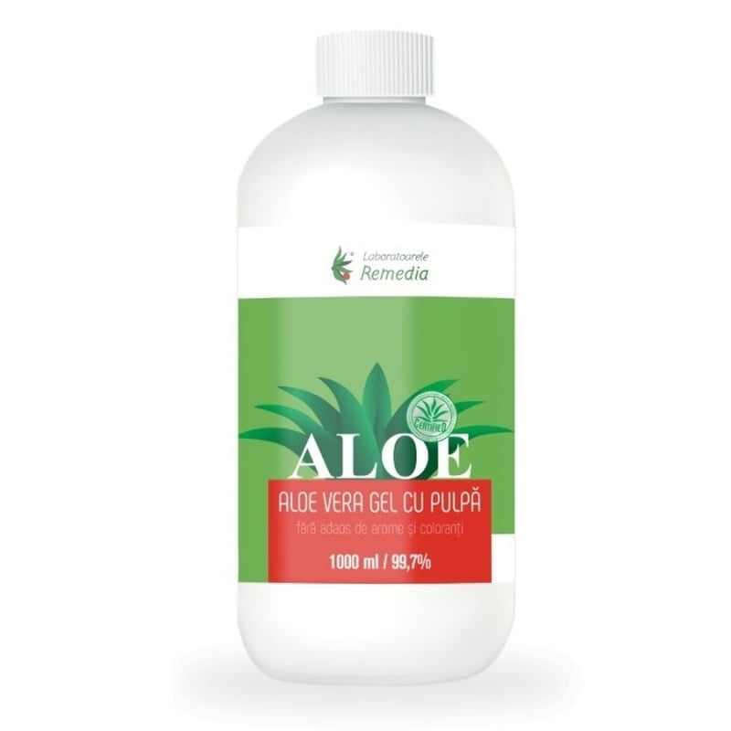 Gel natural de aloe vera, 1000 ml, Remedia Gel natural de aloe vera, 1000 ml, Remedia
