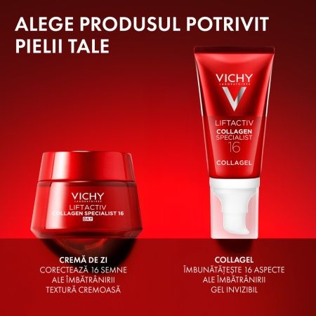 Gel Liftactiv Collagen Specialist 16 Collagel, 50 ml, Vichy Gel Liftactiv Collagen Specialist 16 Collagel, 50 ml, Vichy