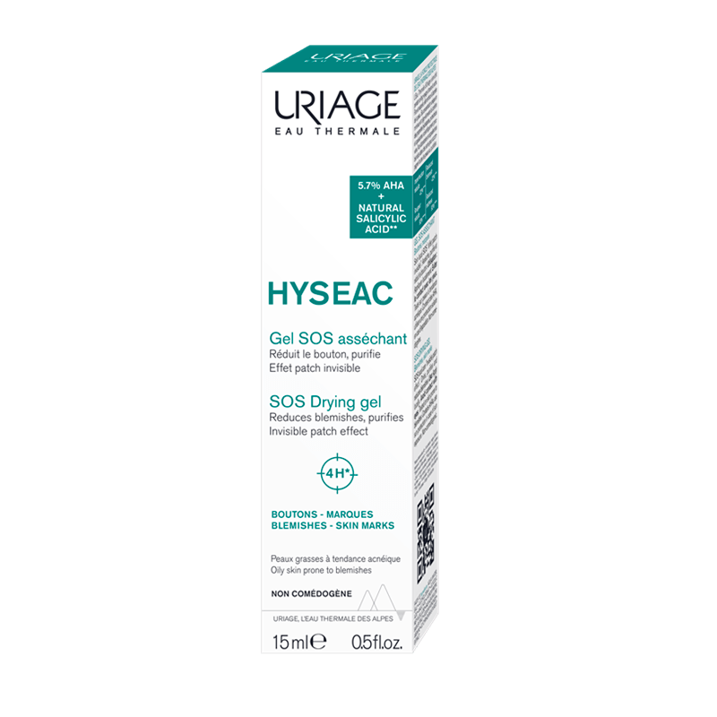 Gel SOS anti-imperfectiuni acneice Hyseac, 15 ml, Uriage Gel SOS anti-imperfectiuni acneice Hyseac, 15 ml, Uriage