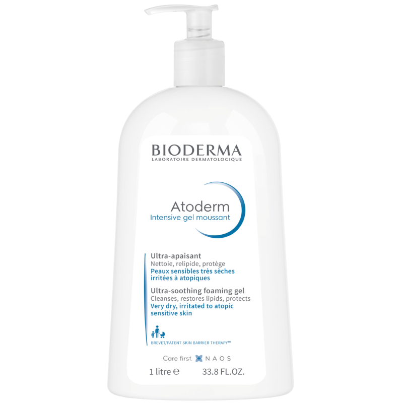 Gel spumant Atoderm Intensive, 1L, Bioderma Gel spumant Atoderm Intensive, 1L, Bioderma
