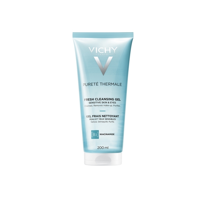 Gel de curatare cu efect de prospetime Purete Thermale, 200 ml, Vichy Gel de curatare cu efect de prospetime Purete Thermale, 200 ml, Vichy