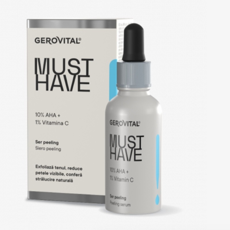 Ser peeling Must Have, 30 ml, Gerovital Ser peeling Must Have, 30 ml, Gerovital