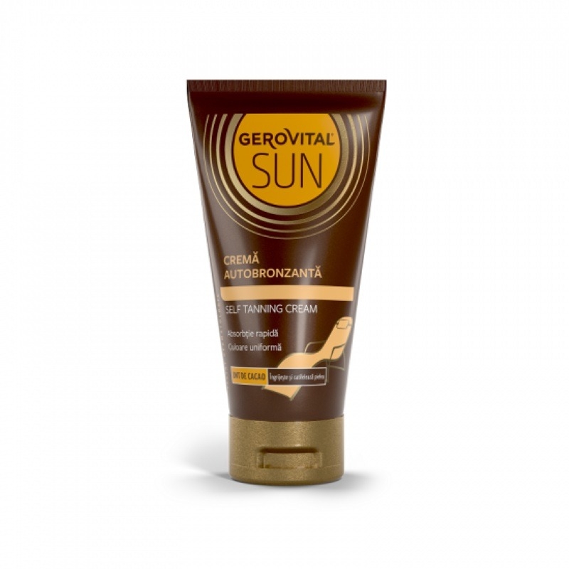 Sun Crema Autobronzanta, 150ml, Gerovital Sun Crema Autobronzanta, 150ml, Gerovital