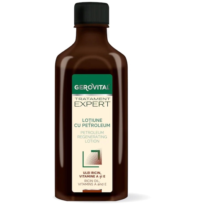 Lotiune cu petroleum Tratament Expert, 100 ml, Gerovital Lotiune cu petroleum Tratament Expert, 100 ml, Gerovital