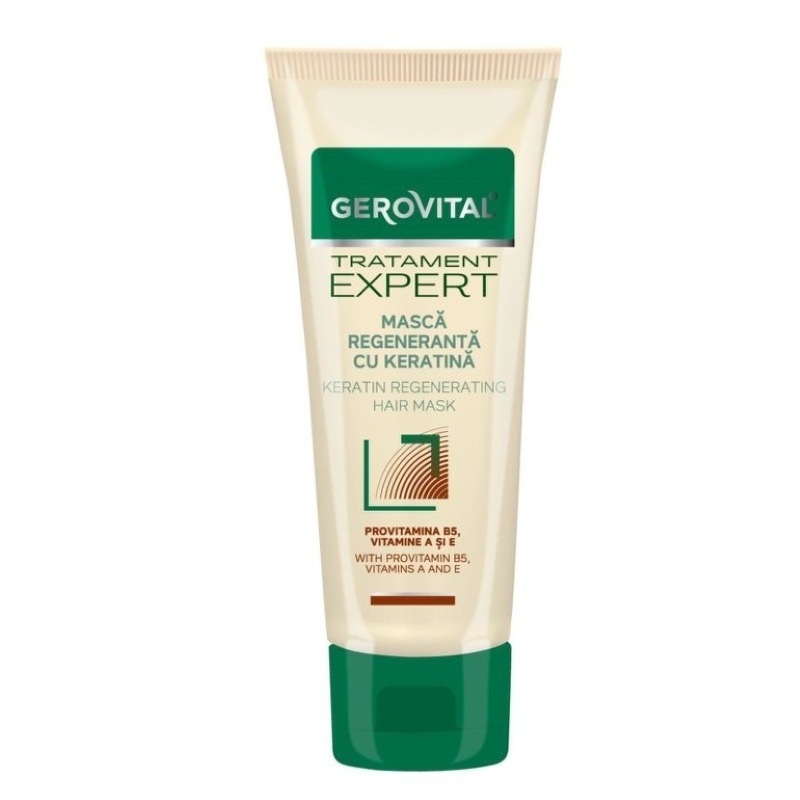 Masca regeneranta cu keratina Tratament Expert, 150 ml, Gerovital Masca regeneranta cu keratina Tratament Expert, 150 ml, Gerovital