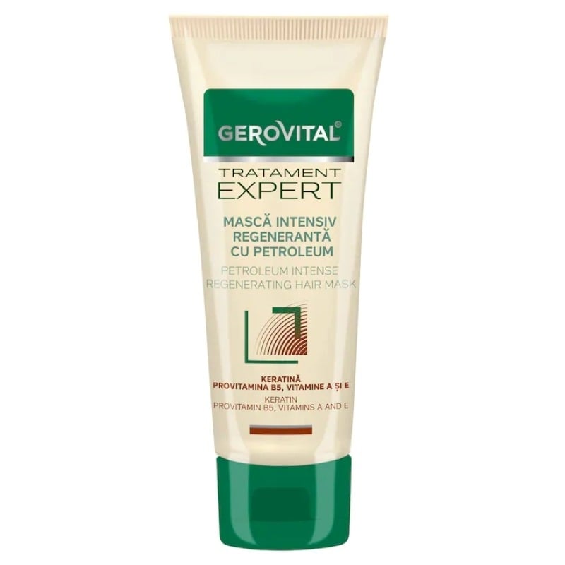 Masca intensiv regeneranta cu petroleum Tratament Expert, 150 ml, Gerovital Masca intensiv regeneranta cu petroleum Tratament Expert, 150 ml, Gerovital