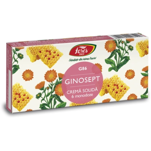 Ginosept crema solida, 6 monodoze, Fares Ginosept crema solida, 6 monodoze, Fares