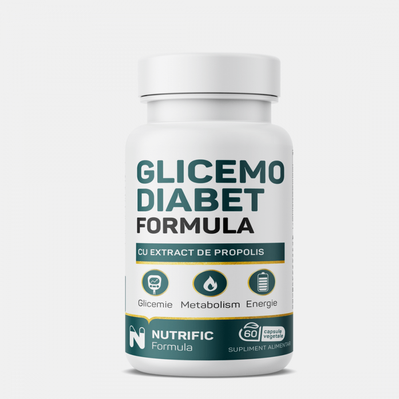 Glicemo Diabet Formula, 60 capsule, Nutrific Glicemo Diabet Formula, 60 capsule, Nutrific