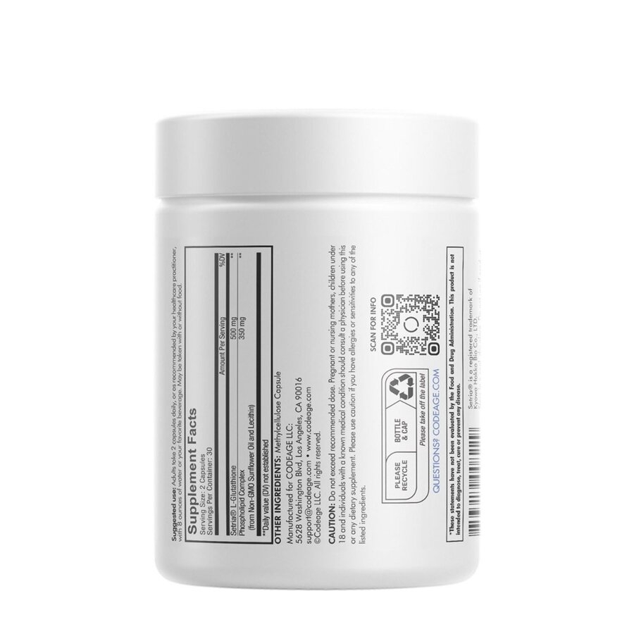 Glutation lipozomal setria CodeAge, 60 capsule, GNC