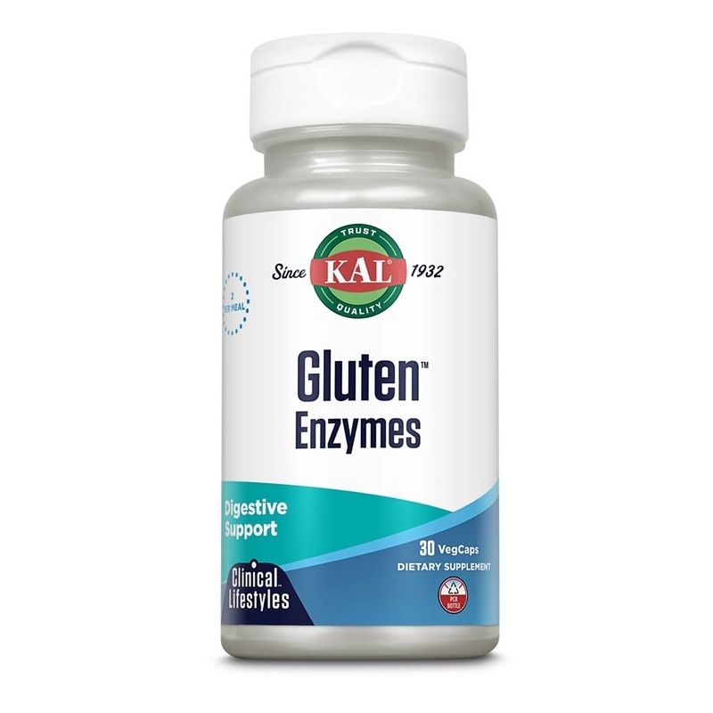Gluten Enzymes Kal, 30 capsule vegetale, Secom Gluten Enzymes Kal, 30 capsule vegetale, Secom