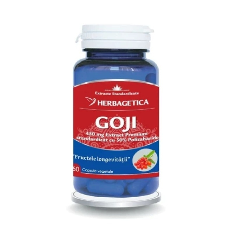 Goji, 60 capsule, Herbagetica Goji, 60 capsule, Herbagetica