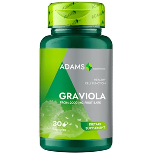 Graviola, 30 capsule, Adams Supplements Graviola, 30 capsule, Adams Supplements