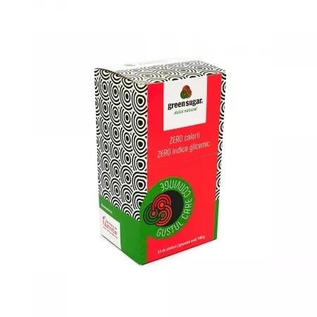 Green Sugar 4 g, 25 stickuri, Remedia Green Sugar 4 g, 25 stickuri, Remedia