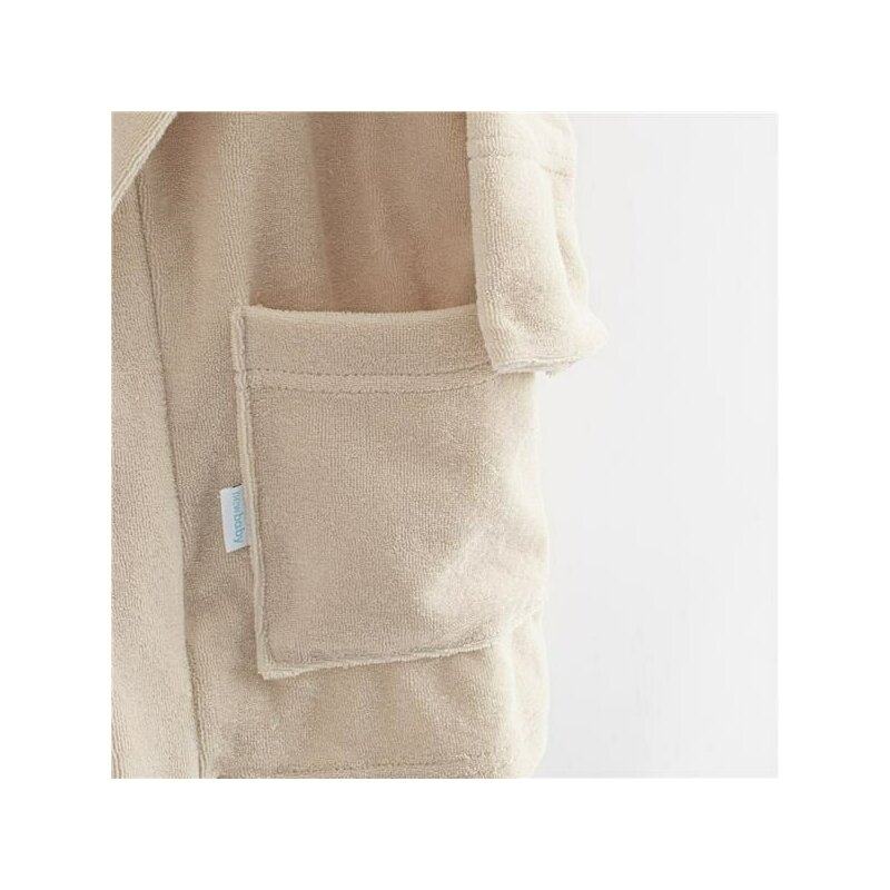 Halat de baie, New Baby, Pentru copii, Cu buzunare, Cu cordon, Marime 104/110, Din bumbac 100%, Beige Halat de baie, New Baby, Pentru copii, Cu buzunare, Cu cordon, Marime 104/110, Din bumbac 100%, Beige