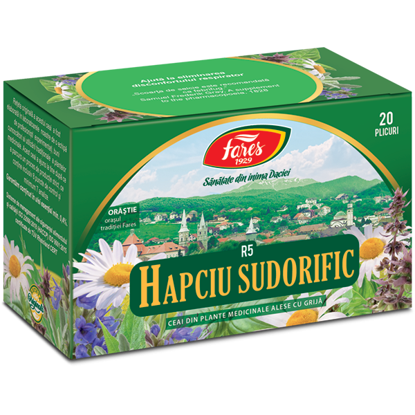 Hapciu ceai sudorific (R5) 20plicuri, Fares Hapciu ceai sudorific (R5) 20plicuri, Fares
