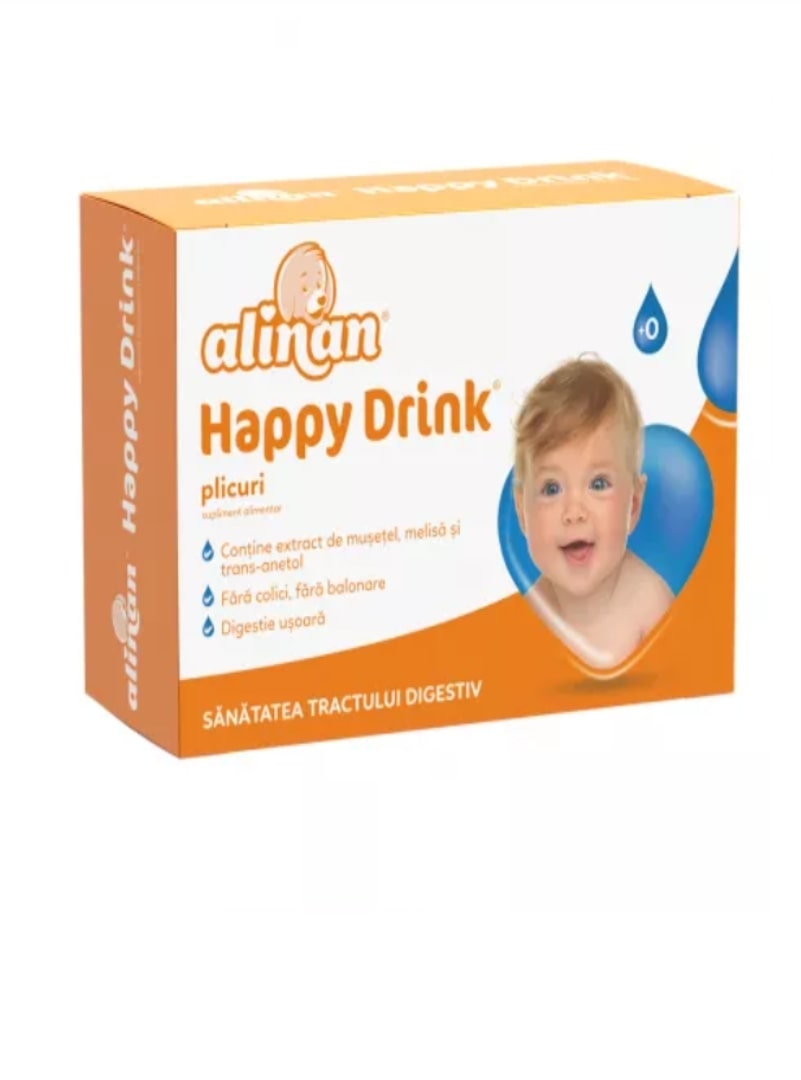 Happy Drink Alinan, 20 plicuri, Fiterman Pharma Happy Drink Alinan, 20 plicuri, Fiterman Pharma