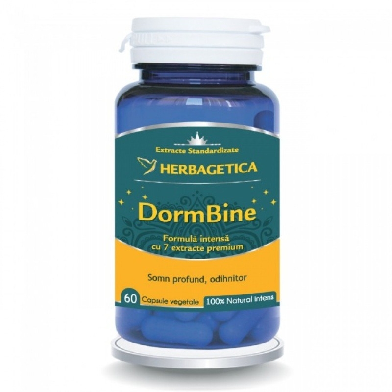 Dorm Bine, 60 capsule, Herbagetica Dorm Bine, 60 capsule, Herbagetica