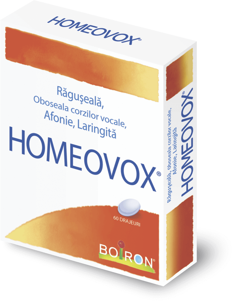 Homeovox, 60 drajeuri, Boiron Homeovox, 60 drajeuri, Boiron