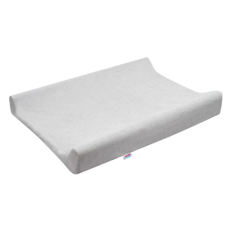Husa, New Baby, Pentru saltea de infasat, 50x70 cm, Cu banda elastica, Bumbac terry, Grey Husa, New Baby, Pentru saltea de infasat, 50x70 cm, Cu banda elastica, Bumbac terry, Grey
