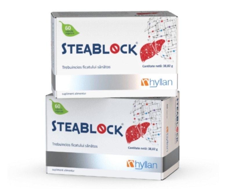Pachet Steablock, 60 capsule + 60 capsule, Hyllan Pachet Steablock, 60 capsule + 60 capsule, Hyllan