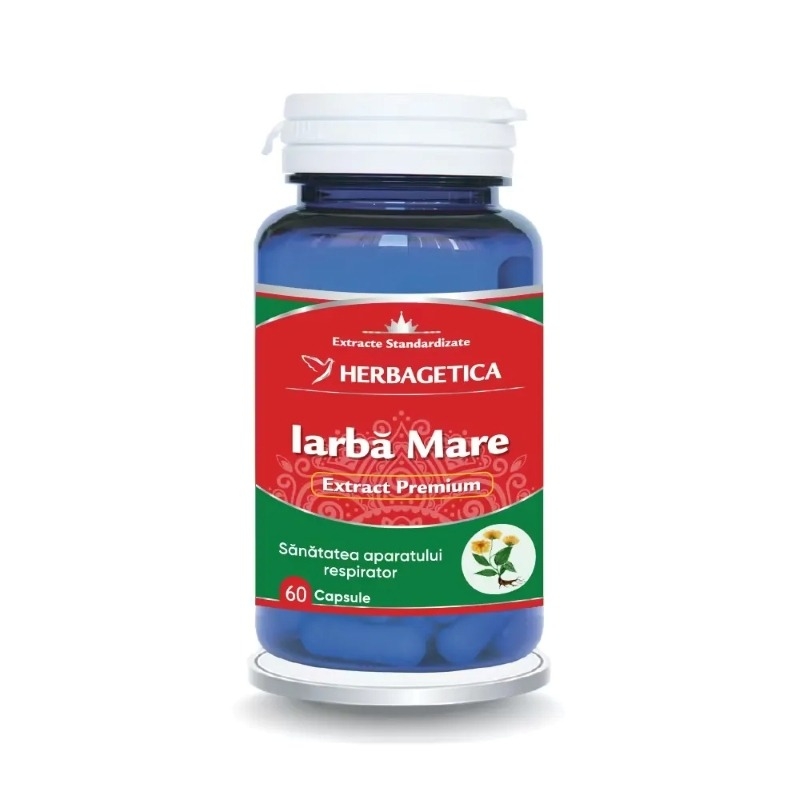 Iarba Mare, 60 capsule, Herbagetica Iarba Mare, 60 capsule, Herbagetica