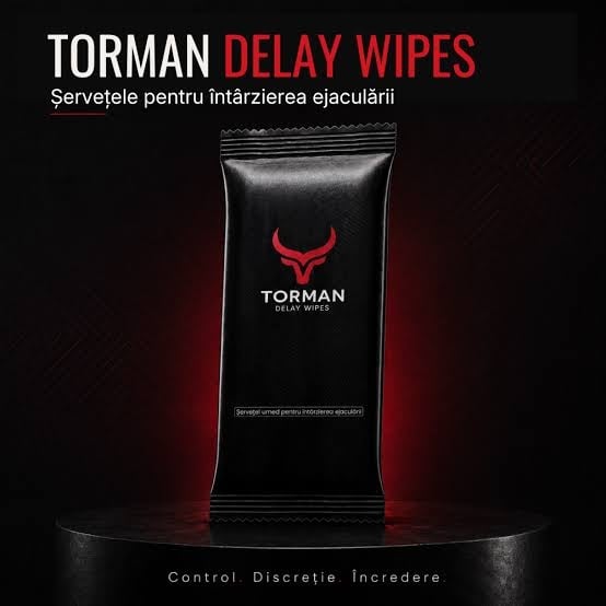 Servetel pentru potenta si performanta masculina, intarzierea ejacularii, 1 plic, Torman