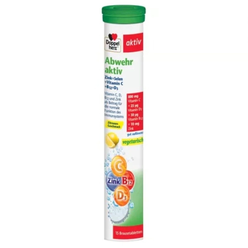 Imunitate Aktiv, 15 comprimate efervescente, Doppelherz Imunitate Aktiv, 15 comprimate efervescente, Doppelherz