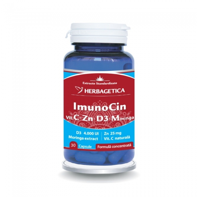 Imunocin, 30 capsule, Herbagetica Imunocin, 30 capsule, Herbagetica