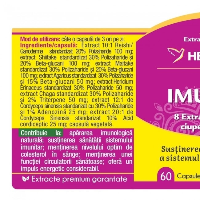 Imunopt, 60 capsule, Herbagetica Imunopt, 60 capsule, Herbagetica