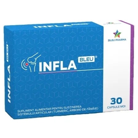 InflaBleu, 30 capsule moi, Bleu Pharma InflaBleu, 30 capsule moi, Bleu Pharma