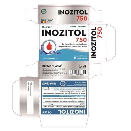 Inozitol 750 mg, 30 capsule, Cosmo Pharm Inozitol 750 mg, 30 capsule, Cosmo Pharm