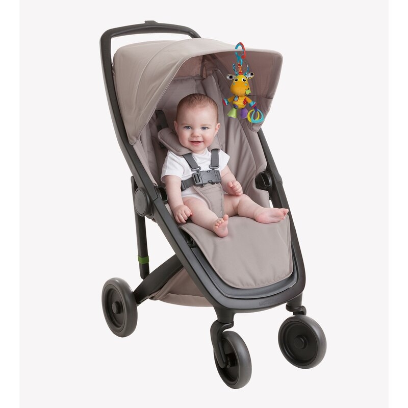 Jucarie pentru carucior, scoica auto si patut, Jerry Giraffe Munchimal, 32 cm, Playgro Jucarie pentru carucior, scoica auto si patut, Jerry Giraffe Munchimal, 32 cm, Playgro