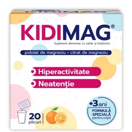 KidiMag, 20 plicuri, Zdrovit KidiMag, 20 plicuri, Zdrovit