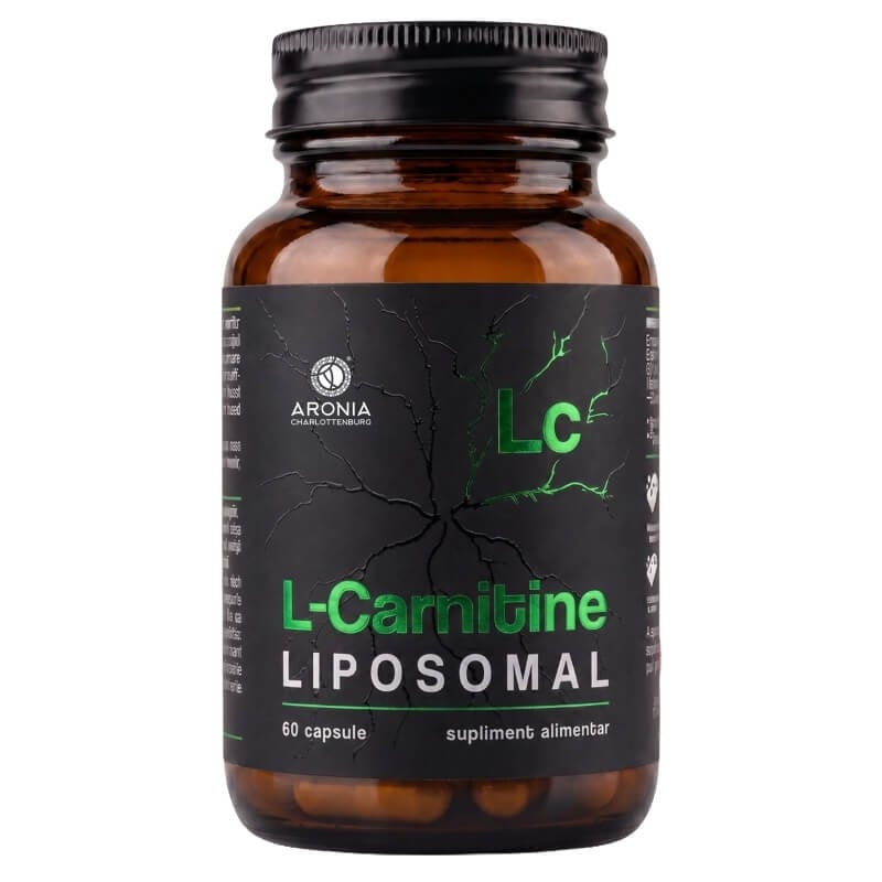 L-Carnitina liposomala, 60 capsule, Aronia Charlottenburg L-Carnitina liposomala, 60 capsule, Aronia Charlottenburg
