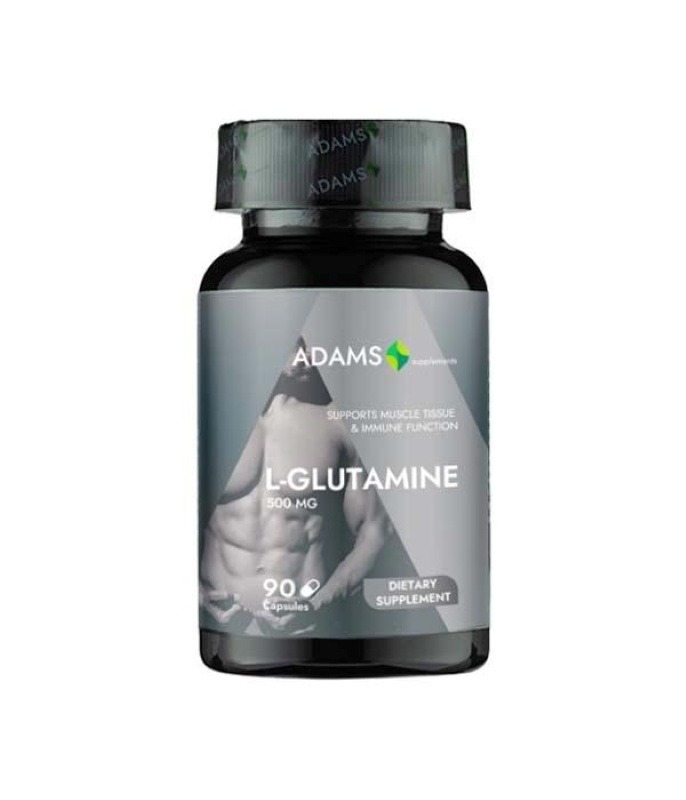 L-Glutamine 500 mg, 90 capsule, Adams Supplements L-Glutamine 500 mg, 90 capsule, Adams Supplements