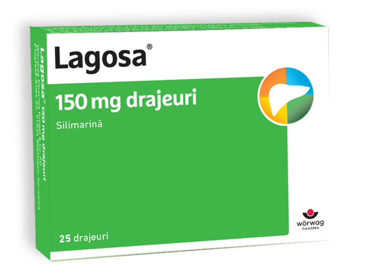 Lagosa, 150 mg, 25 drajeuri, Worwag Pharma Lagosa, 150 mg, 25 drajeuri, Worwag Pharma