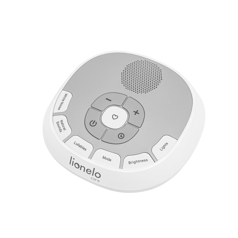 Lampa de veghe, Lionelo, BabyNap, 2 in 1, Wireless, Cu sunete si melodii de leagan, Cu 11 culori si 3 niveluri de luminozitate, Cu functie LoveBeat, Alb Lampa de veghe, Lionelo, BabyNap, 2 in 1, Wireless, Cu sunete si melodii de leagan, Cu 11 culori si 3 niveluri de luminozitate, Cu functie LoveBeat, Alb
