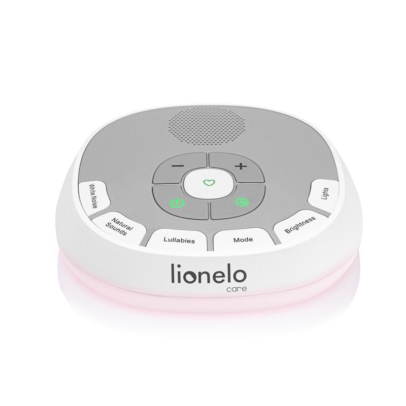 Lampa de veghe, Lionelo, BabyNap, 2 in 1, Wireless, Cu sunete si melodii de leagan, Cu 11 culori si 3 niveluri de luminozitate, Cu functie LoveBeat, Alb Lampa de veghe, Lionelo, BabyNap, 2 in 1, Wireless, Cu sunete si melodii de leagan, Cu 11 culori si 3 niveluri de luminozitate, Cu functie LoveBeat, Alb
