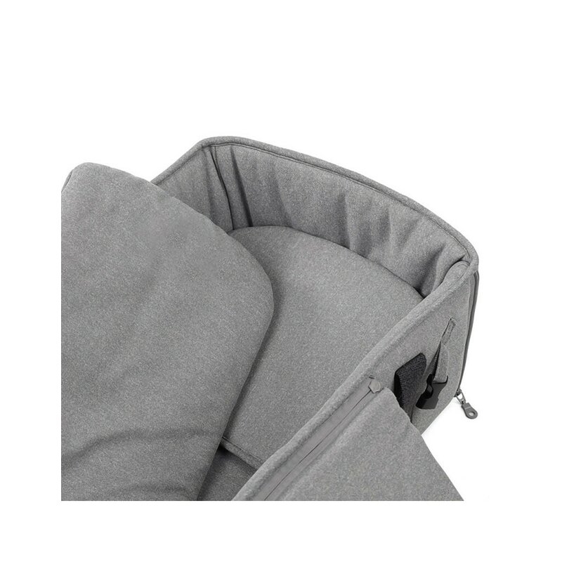 Landou portabil, Jane, Montare in carucior, Cu manere, Cu salteluta, 95% materiale reciclate cu protectie UPF50, 67x29.5x43 cm, 0-9 Kg, Dim Grey Landou portabil, Jane, Montare in carucior, Cu manere, Cu salteluta, 95% materiale reciclate cu protectie UPF50, 67x29.5x43 cm, 0-9 Kg, Dim Grey