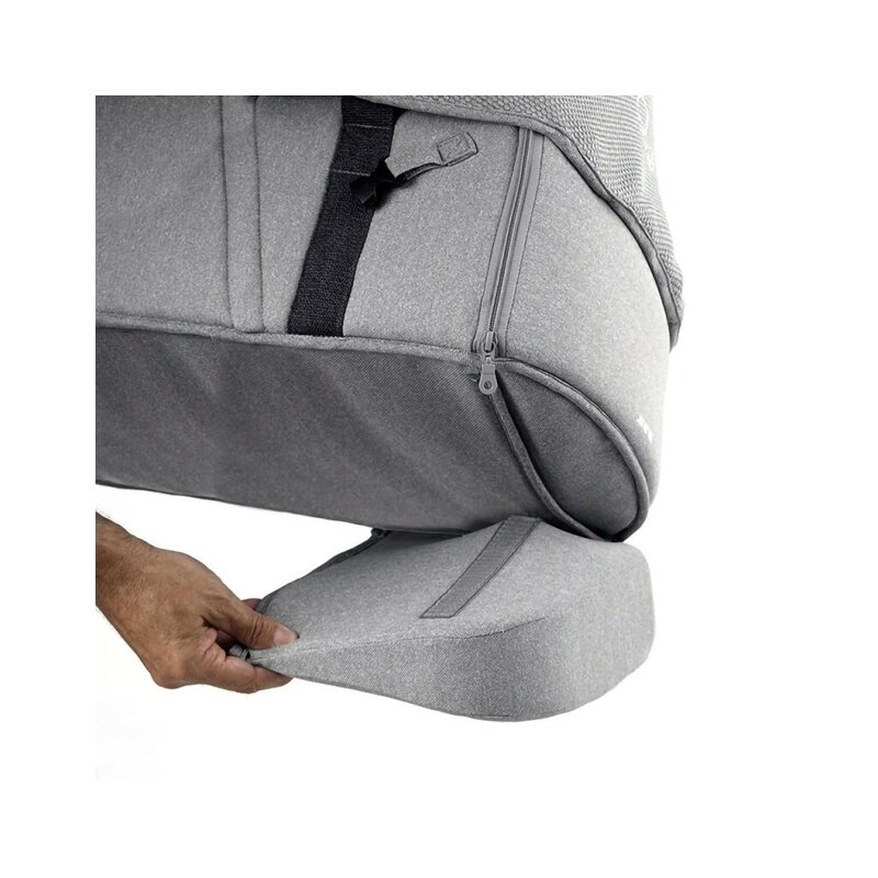 Landou portabil, Jane, Montare in carucior, Cu manere, Cu salteluta, 95% materiale reciclate cu protectie UPF50, 67x29.5x43 cm, 0-9 Kg, Dim Grey Landou portabil, Jane, Montare in carucior, Cu manere, Cu salteluta, 95% materiale reciclate cu protectie UPF50, 67x29.5x43 cm, 0-9 Kg, Dim Grey